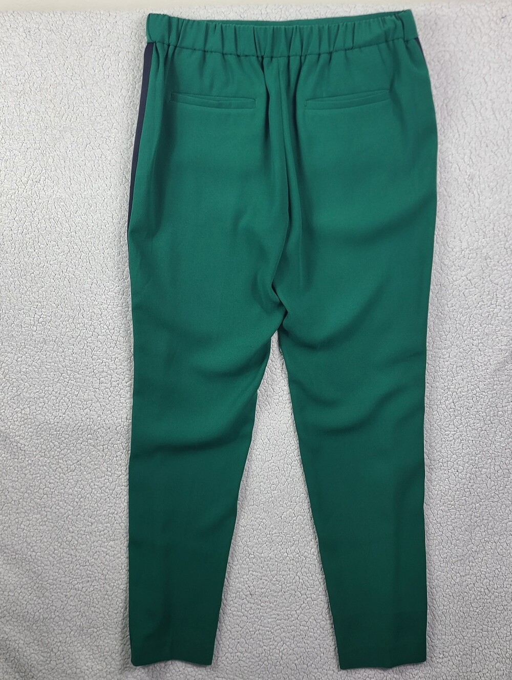 Ann Taylor Green Side Stripe Ankle Dress Pants Small S - Picture 11 of 13